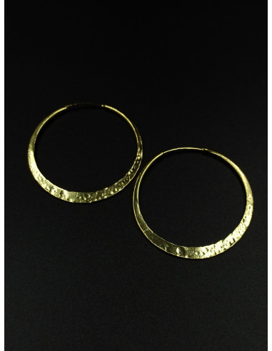 Silver hoop earrings
