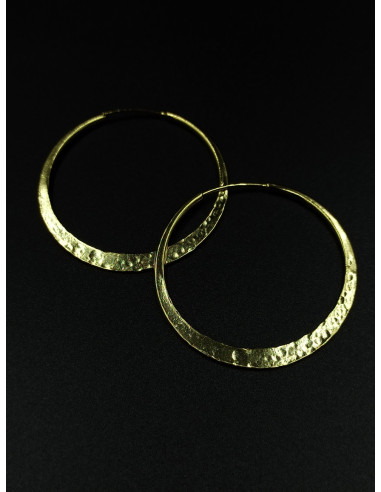 Silver hoop earrings