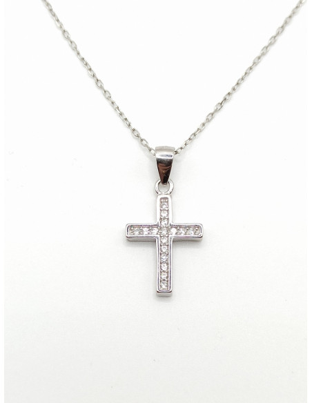 Silver Cross Necklace