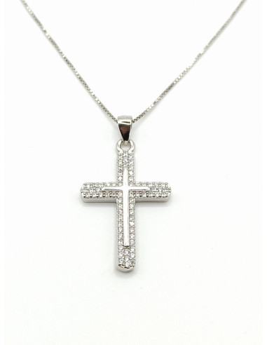 Silver Cross Necklace