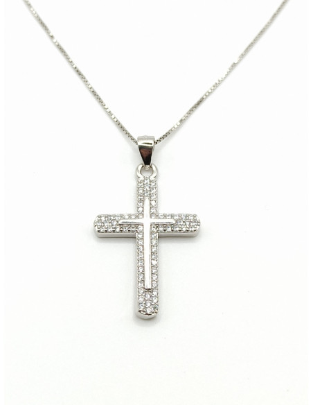 Silver Cross Necklace