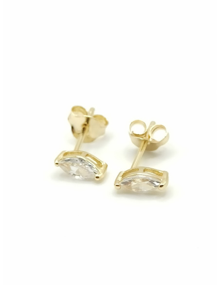 Silver stud earrings