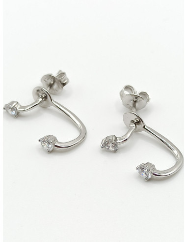 Ασημένια σκουλαρίκια