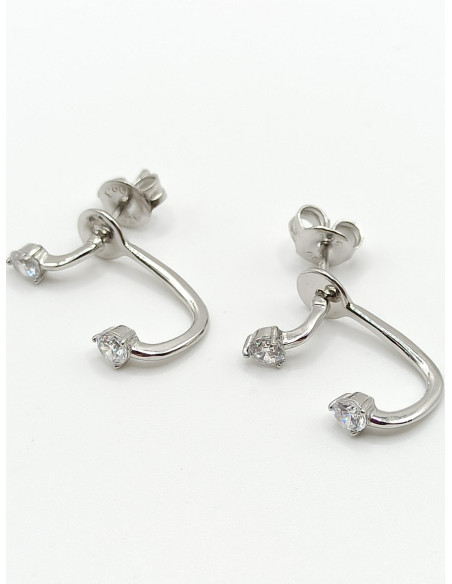 Ασημένια σκουλαρίκια