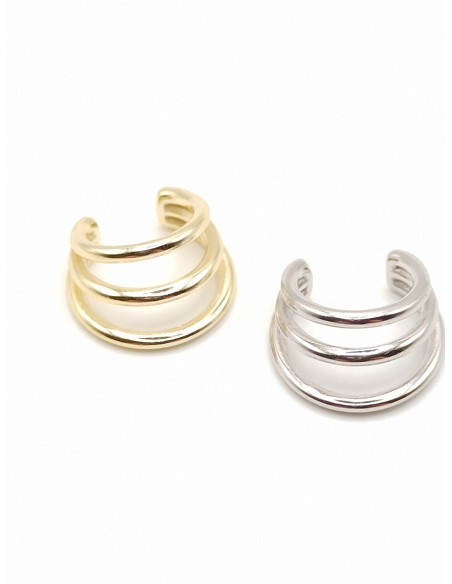 Ασημένια ear cuffs