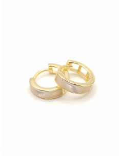 Silver hoop earrings