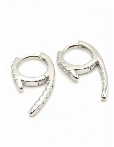 Silver earrings