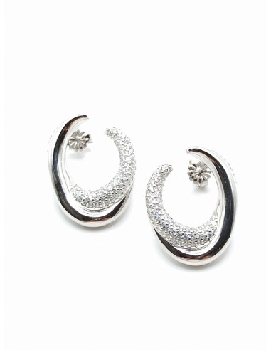 Silver earrings