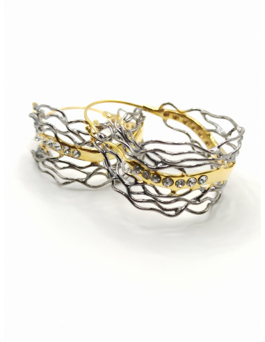 Ασημένια χειροποίητα σκουλαρίκια