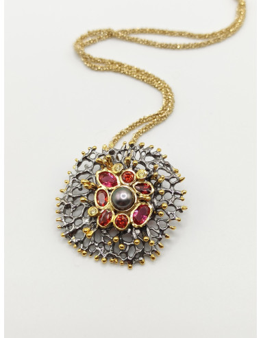 Silver handmade necklace