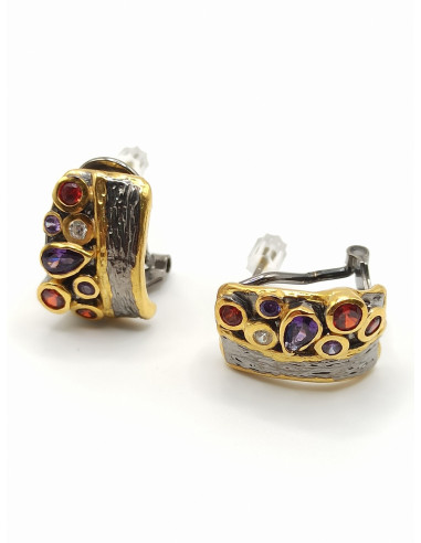 Silver handmade earrings