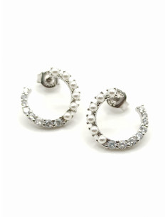 Silver earrings