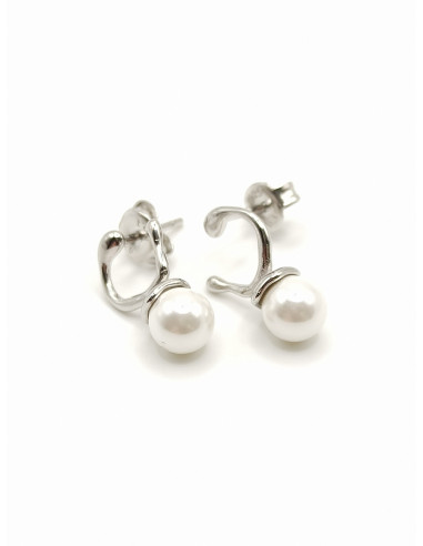 Ασημένια σκουλαρίκια