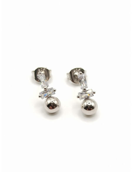 Silver earrings