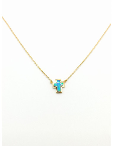 Silver cross necklace