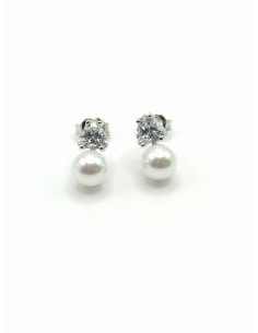 Silver earrings