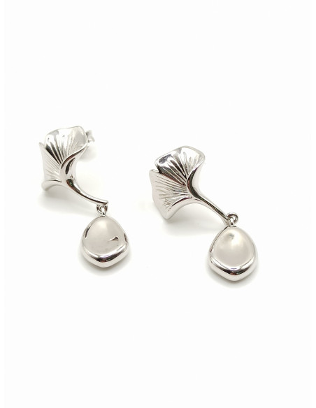 Silver earrings