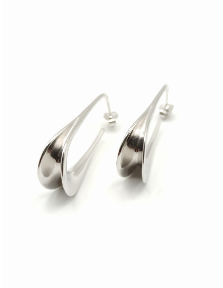 Silver earrings