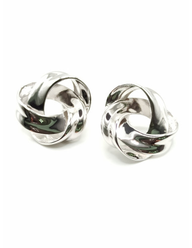 Silver earrings