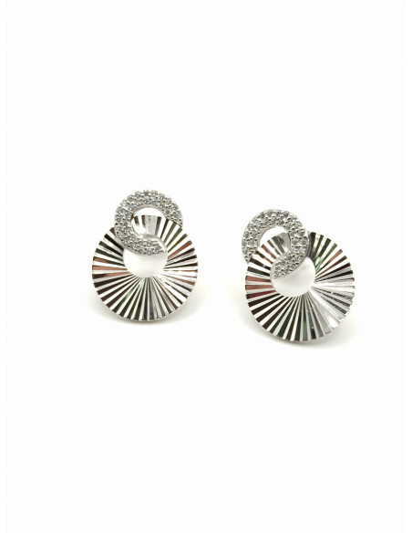 Silver earrings