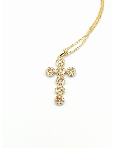 Ασημένιο κολιέ σταυρός