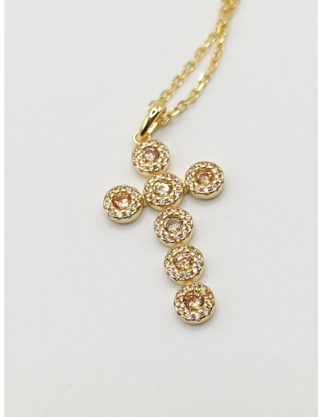 Ασημένιο κολιέ σταυρός