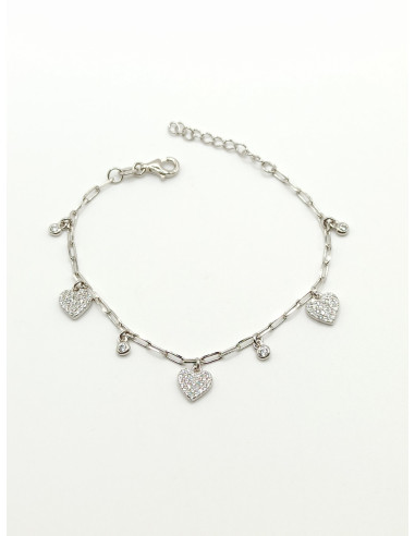 Silver Heart Bracelet