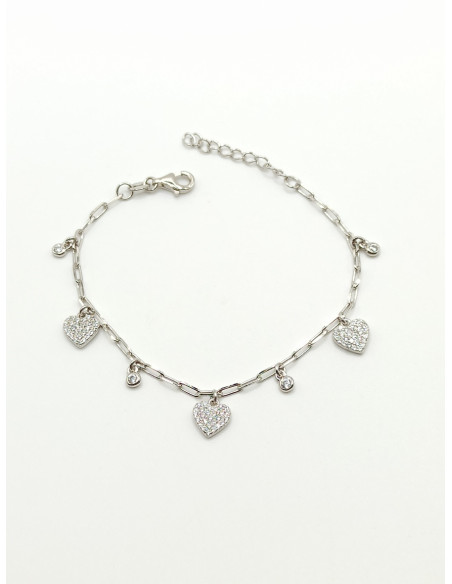Silver Heart Bracelet
