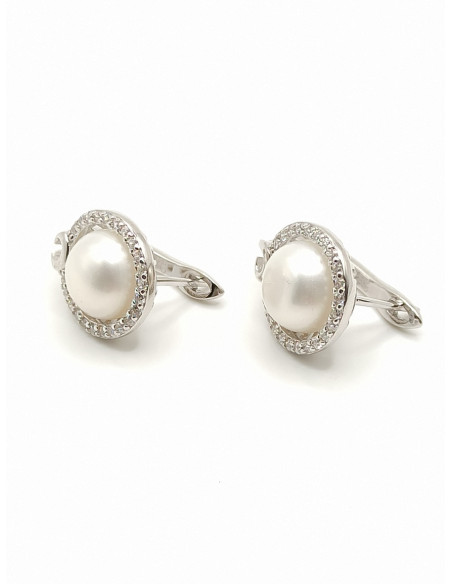 Ασημένια σκουλαρίκια