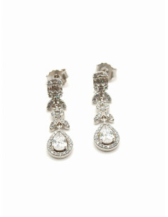 Silver earrings