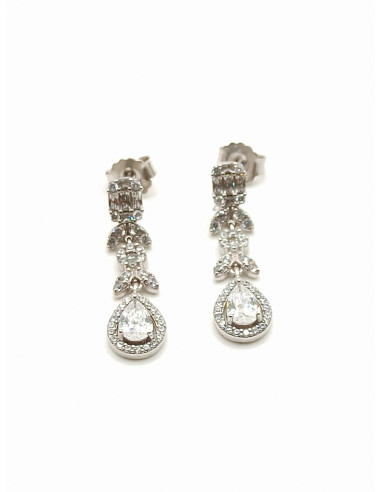 Ασημένια σκουλαρίκια