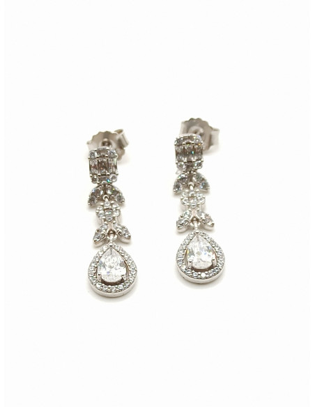 Silver earrings