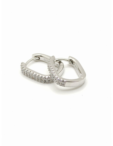 Silver earrings