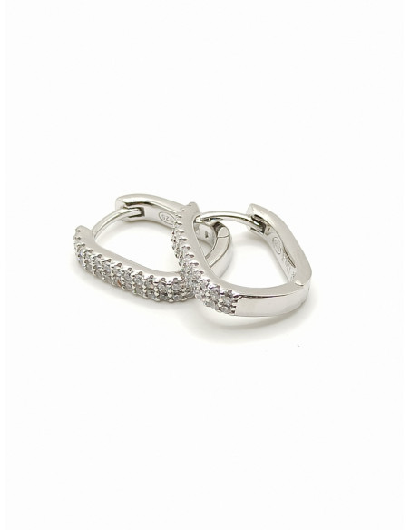 Silver earrings