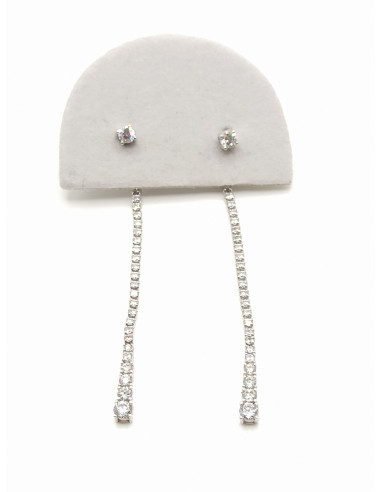 Silver earrings