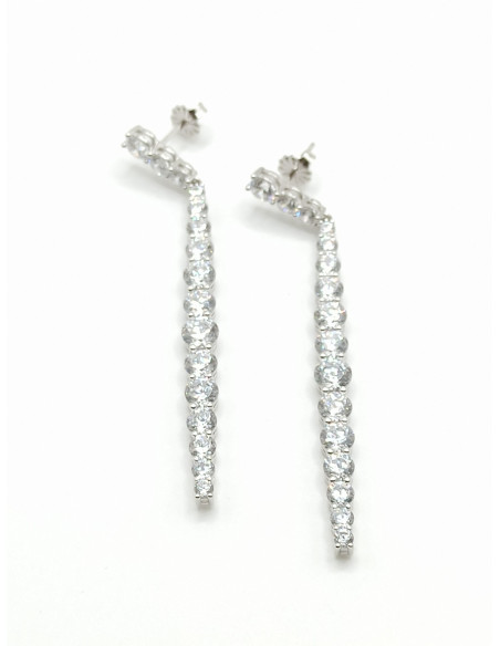 Ασημένια σκουλαρίκια