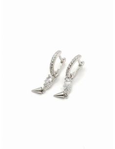 Silver earrings