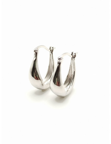 Silver earrings
