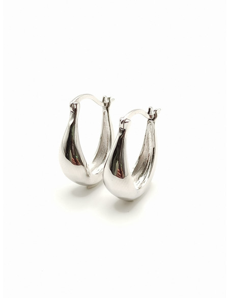 Silver earrings