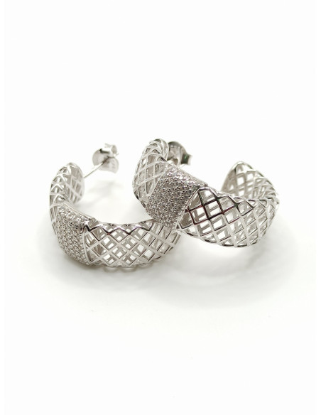 Ασημένια σκουλαρίκια