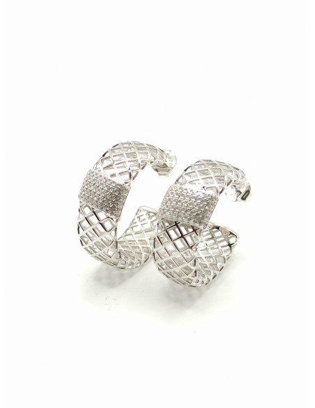 Ασημένια σκουλαρίκια