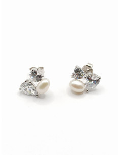 Ασημένια σκουλαρίκια