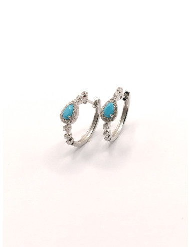 Silver earrings