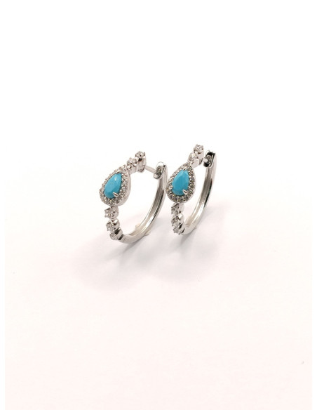 Silver earrings