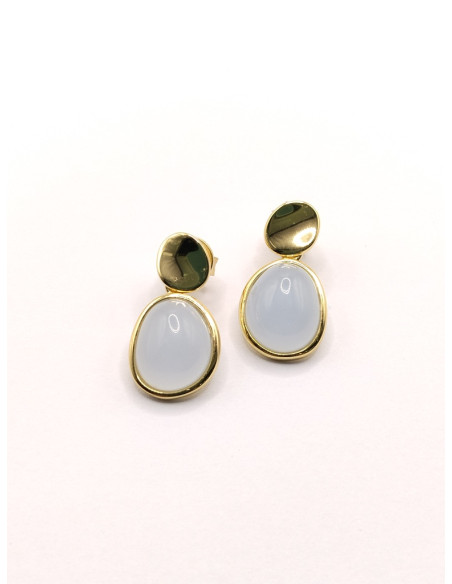 Silver earrings