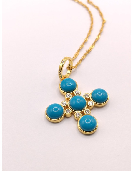 Ασημένιο Κολιέ Σταυρός