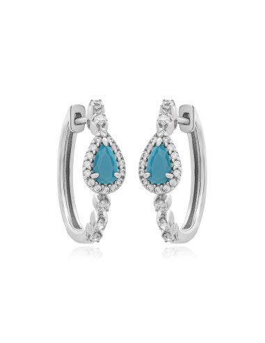 Silver earrings