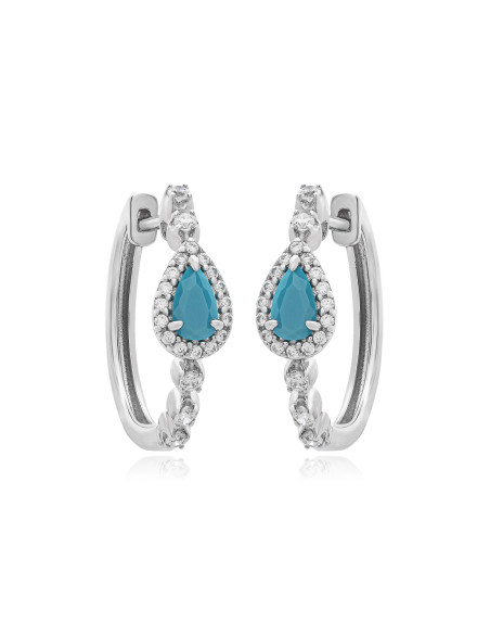 Silver earrings