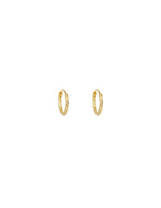 Silver hoop earrings