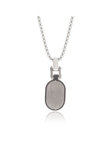 Men's steel necklace